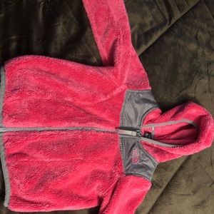 North Face 3t fuzzy coat